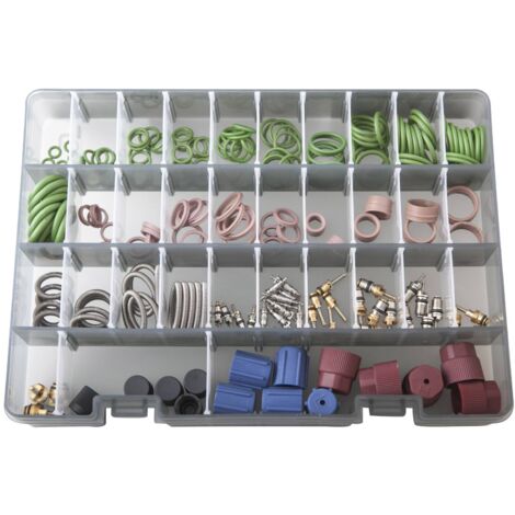 Coffret maintenance climatisation véhicules Français (214 pcs) - AC 4024 - CLAS Equipements
