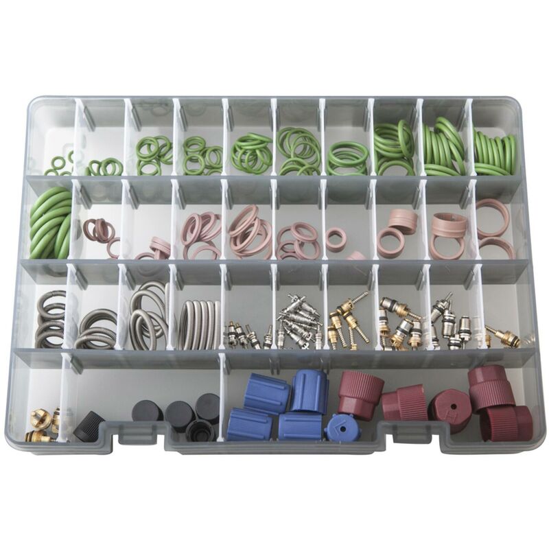 Clas - Coffret maintenance climatisation véhicules Français (214 pcs) - ac 4024 Equipements