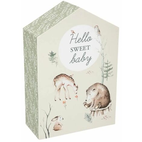 Coffret Maison Enfant Forêt 30cm Multicolore