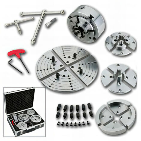 Coffret mandrin 4 mors + accessoires