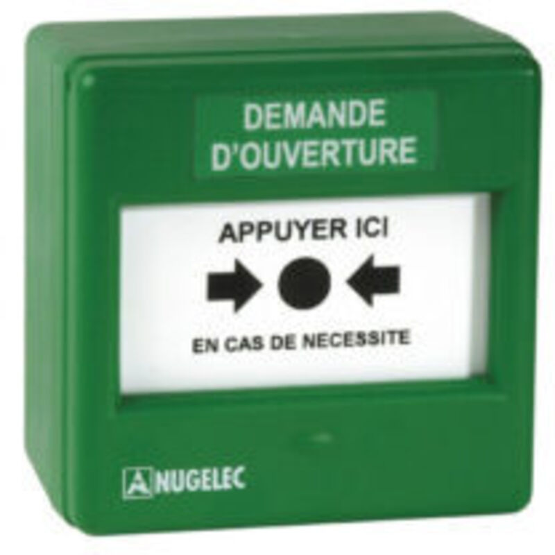 Fireless - Nugelec 30344 Coffret membrane vert demande ouverture