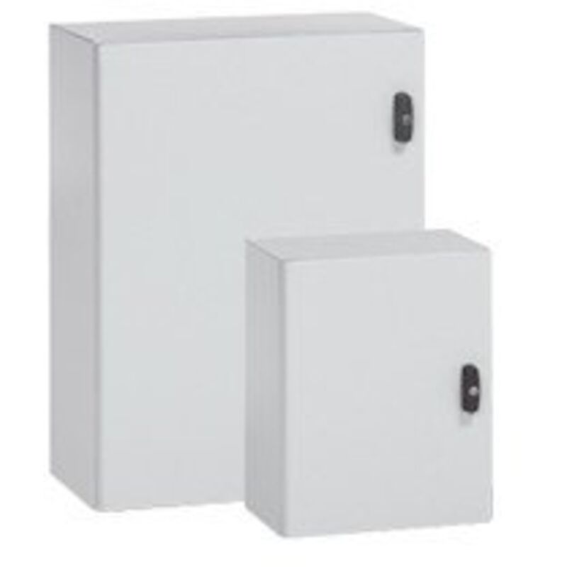 Coffret métal vertical Atlantic métal IP66 IK10 400x300x200mm RAL7035 Legrand 035502