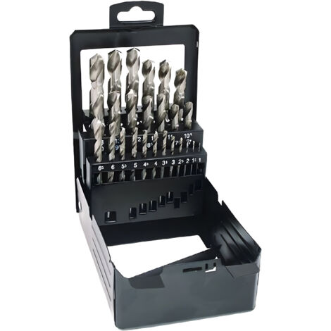 Coffret metal.25 forets metaux taille meule hss 300x mm