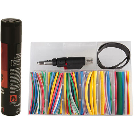 Coffret mini chalumeau à gaz + gaines rétractable + recharge de gaz - EG 0541 - CLAS Equipements