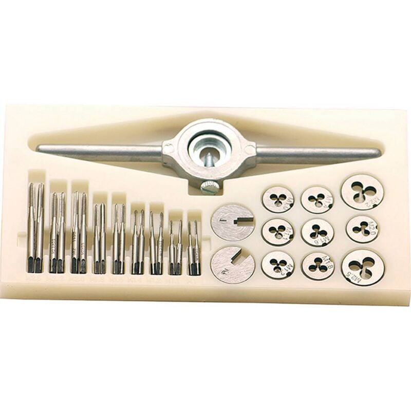 Multirex - Coffret mini tarauds et filières - 31 pièces en hss