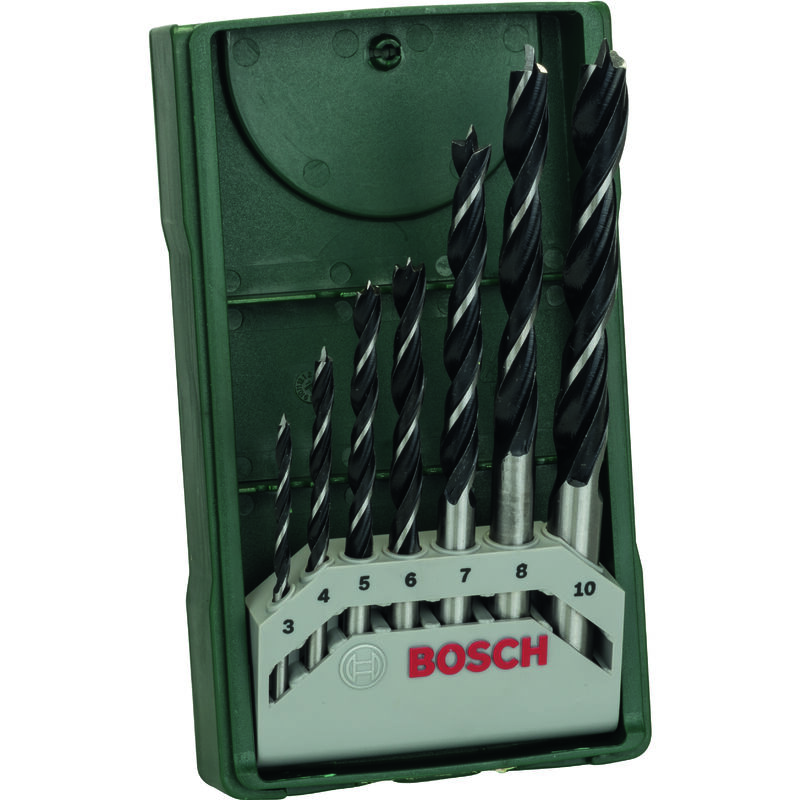 Bosch - Set de 7 mèches à bois mini-X-Line