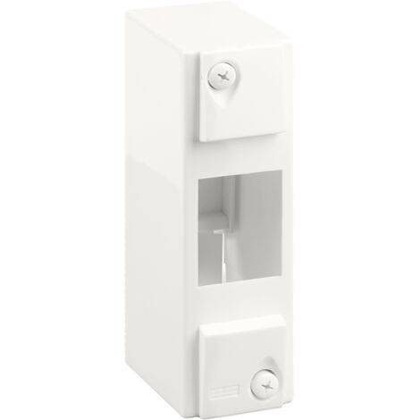 Coffret modulaire 2 modules mini rail blanc - EUROHM - 19001