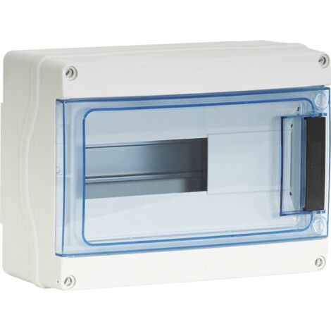 Coffret modulaire étanche à faces lisses - IP65 - IK07 12 modules