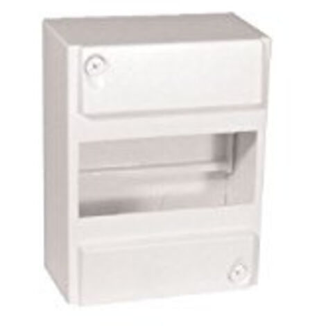 Coffret modulaire Mini Rail Eurohm - 4 modules - Intérieur - Blanc - IP30 - IK05 - EUROHM - 19002