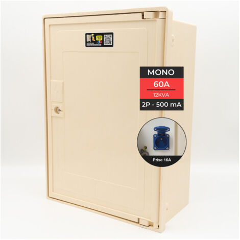 Coffret Mono 12 KW + 1 prise