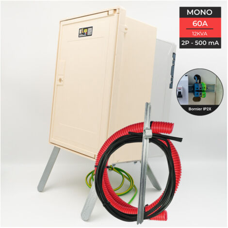 Coffret Mono 12 KW + 7 prises