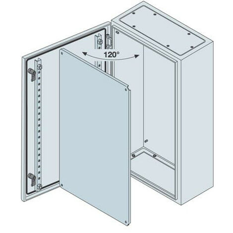 Coffret mural ABB SR2 Monobloc en Acier Gris dim. ext. 700 x 500 x 250mm, IP65 ( Prix pour 1 )