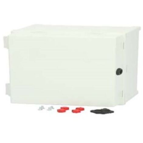 Coffret mural RS PRO en Polycarbonate Gris clair RAL 7035, IP65 ( Prix pour 1 )