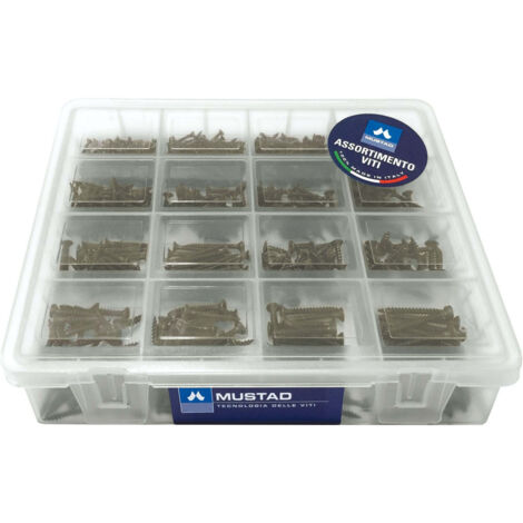 COFFRET MUSTAD BOX AVEC 670 VIS PANELVIT ASSORTIES