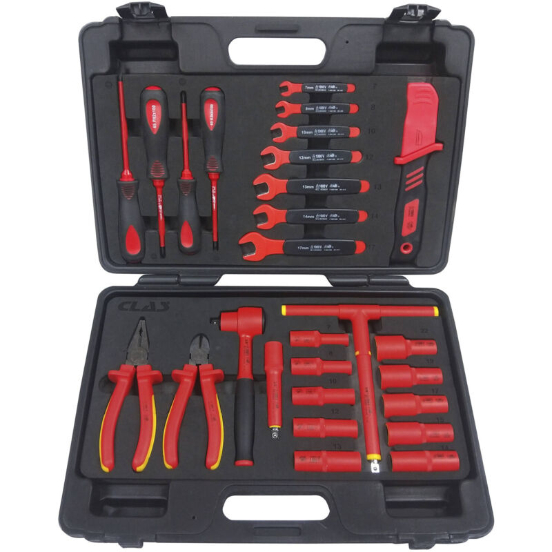 Coffret outils isolés 1000V iec 60900 pour véhicules hybrides et électriques - oe 0700 Clas Equipements