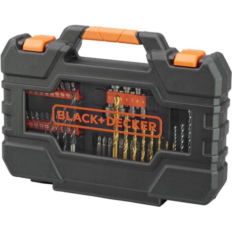 Coffret perçage vissage - BLACK+DECKER - A7231-XJ - 76 Accessoires - forets, douilles, embouts