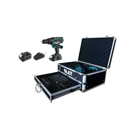 perceuse visseuse - percussion sans fil Silex® 2 batteries Li-Ion (2Ah & 4Ah)