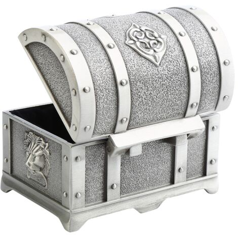 Coffret Pirate Antique en Métal pour Bijoux et Cadeaux d'Anniversaire