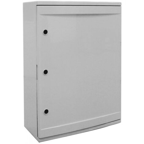 Em Distribution – Coffret électrique ABS 800x600x265mm étanche IP65 – Résistance chocs IK10 – Porte pleine avec serrure triangulaire – Plaque de fond incluse