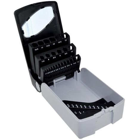 Coffret plastique vide 25 forets 1 à 13 mm - TIVOLY