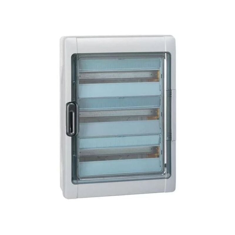 Coffret étanche Plexo³ 3x18 modules avec embouts à perforation directe prémontés IP65 IK09 - Gris Legrand