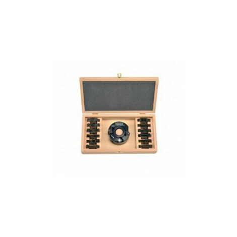 Coffret P.O. 90x50 pour toupie arbre 30mm + 13 jeux de fers