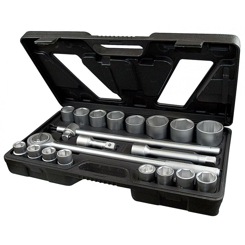Coffret Poids lourds 21 Pièces en 3/4'' douilles de 19 à 50mm