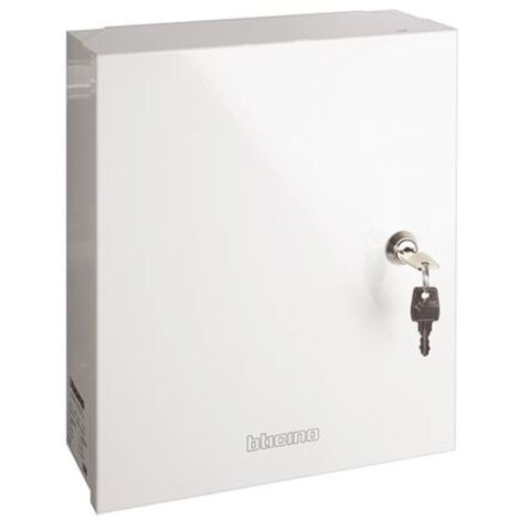Coffret pour centrale alarme intrusion MyHOMEUp alimentation pour switch 1,7A BTICINO BT4210