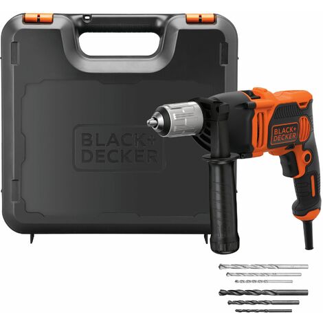 Coffret pour perceuse percussion Black and Decker BEH850K-QS 850 W