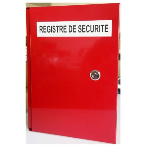 Coffret pour registre de sécurité ERP