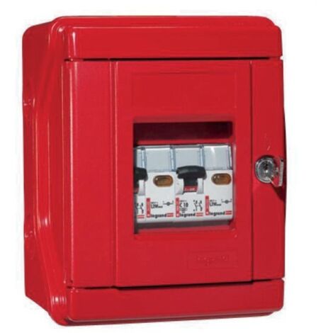Coffret provisoire coupure de chaufferie – Phase + neutre 16A – 10A – Protection électrique Legrand