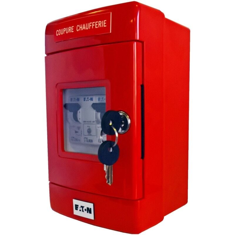 Cooper - Eaton Nugelec NUG37002 Coffret équipé chaufferie mono IP55