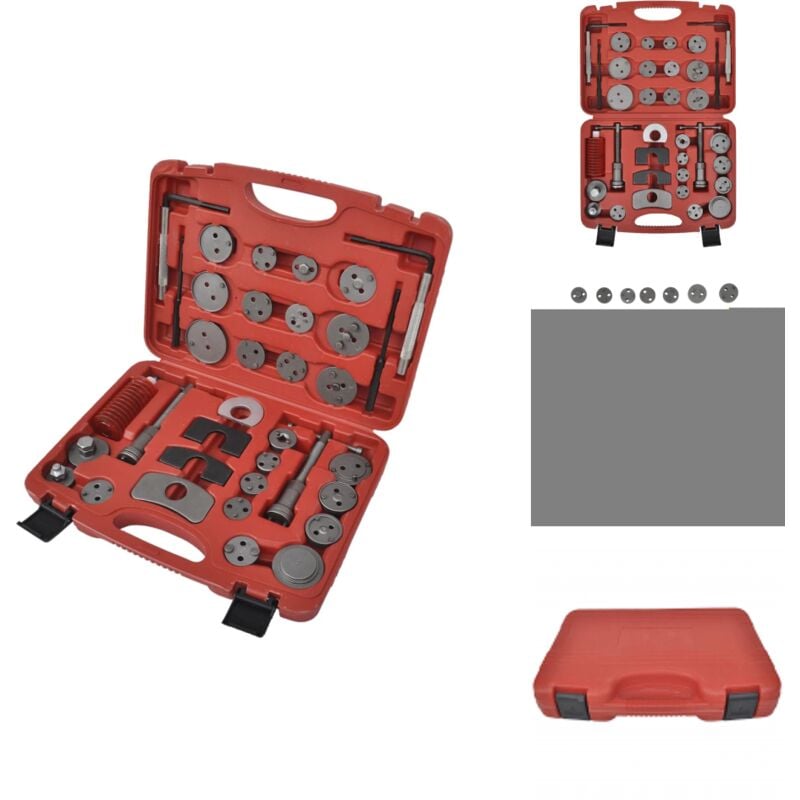 Vidaxl - Coffret Repousse Piston d'Etrier De Frein- Kit de 35 Pièces - Coffret Outil Frein - Piston Étrier Frein - Kit Réparation Frein - Outil