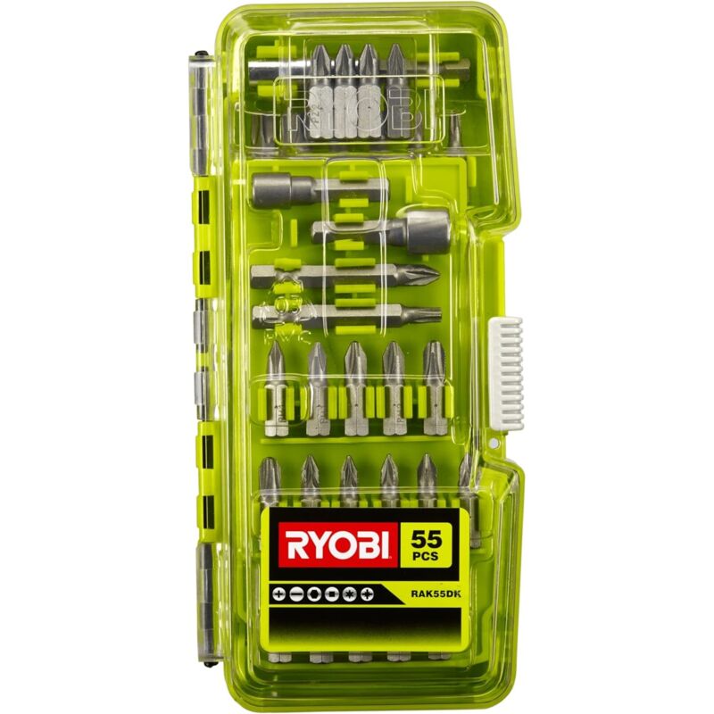 Coffret 55 accessoires de vissage mixtes RAK55DK - Ryobi