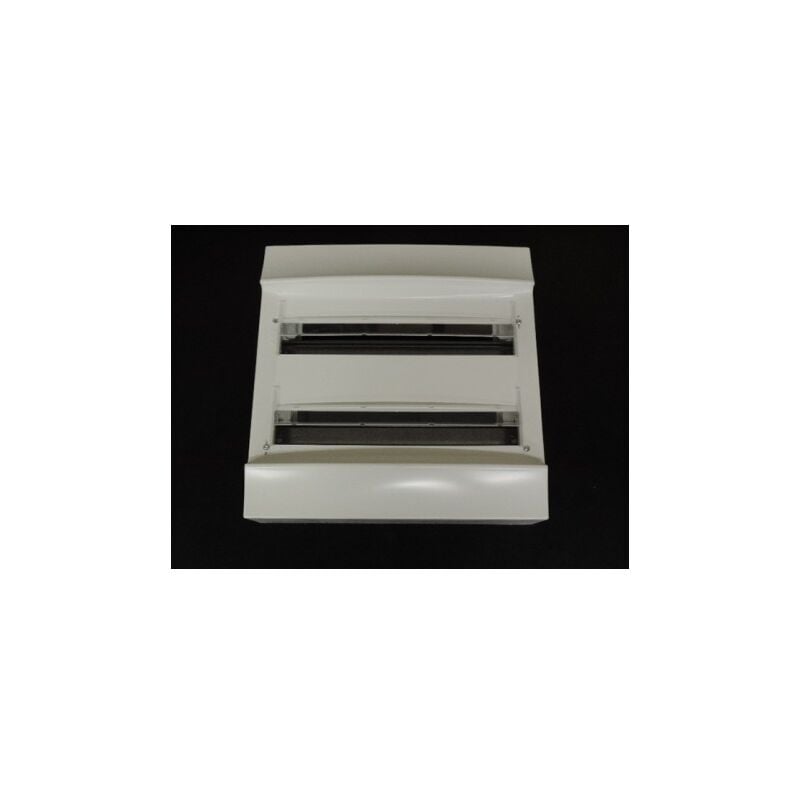 ABB - Coffret saillie blanc 2x18 modules plastique blanc 387x387x118mm 960° sans porte entraxe 125mm IP20 mistral 30W L619643