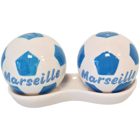 Coffret Salière et poivrière Marseille - Blanc