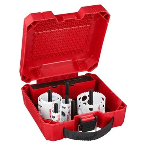 Coffret scies cloches Milwaukee Hole dozer bi-métal Cobalt - 6 diamètres - 10 pièces
