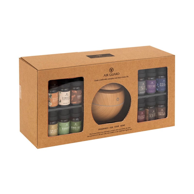 Coffret Senteur 13 Pièces "Giro" 10cm Naturel