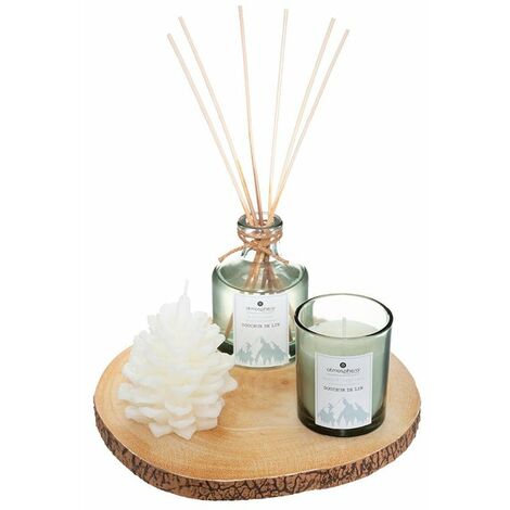 Coffret Senteur avec Bougie et Diffuseur, 3 pcs - SILUMEN