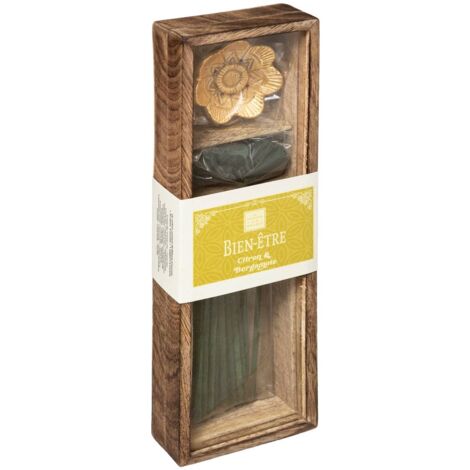 Coffret Senteur Encens 30 Batônnets 10 Cônes et 1 Coupelle - Atmosphera