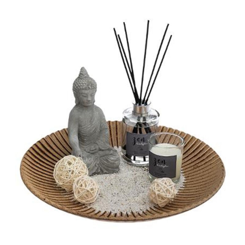 Coffret Senteur Zen 'Faty' 32cm Eucalyptus