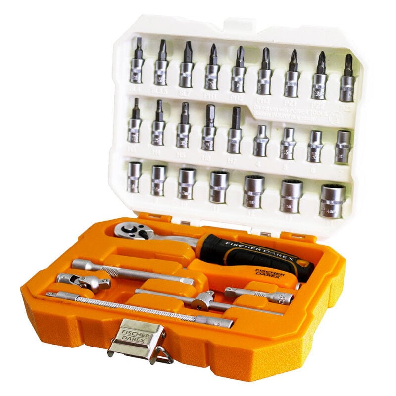 Coffret de serrage 1/4' 32 pièces