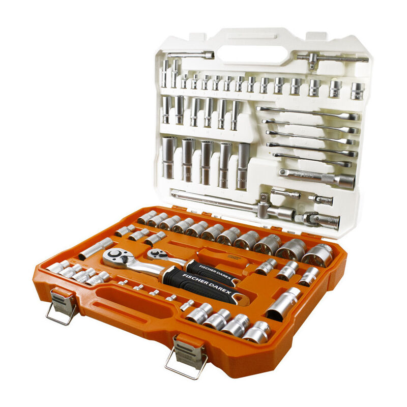 Coffret de serrage 1/4" & 1/2" 73 pièces