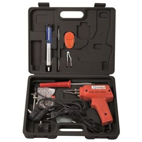 Coffret soudure fer + pistolet + accessoires