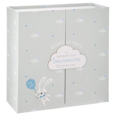 ATMOSPHERA CRÉATEUR D'INTÉRIEUR Coffret Souvenir De Naissance Nuage Gris Atmosphera For Kids