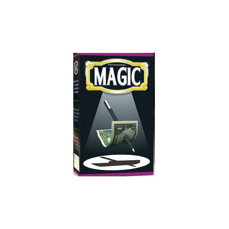 Coffret Stylo Magique Venteo Coffret de magie pour enfant - Magie professionnelle - Illusions spectaculaires - 15 tours de magie - Noir