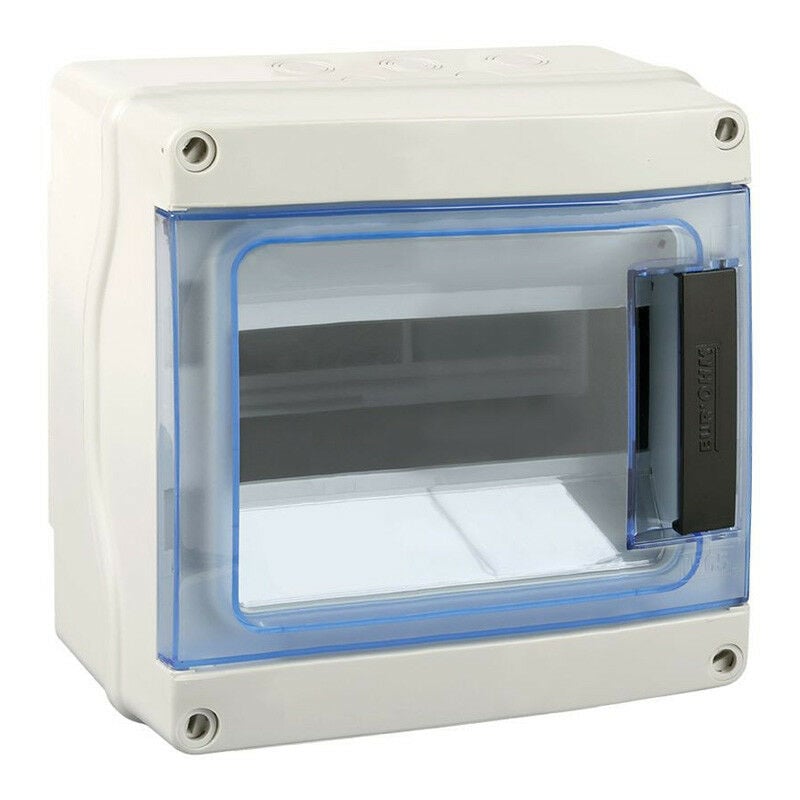 Eur Ohm - Coffret étanche 8 modules IP65 opercules (19113B)