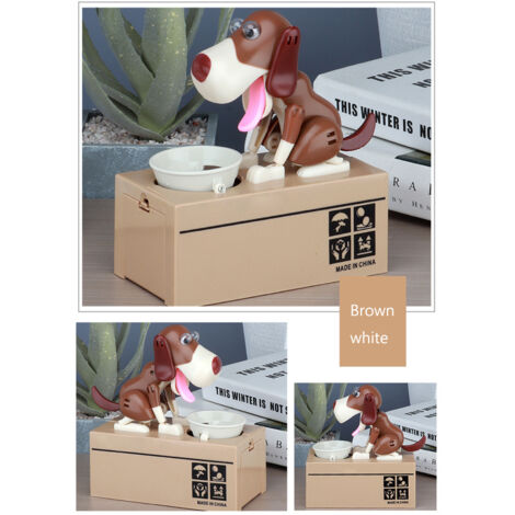 Coffret Tirelire Chien Chat Mignon Animaux Intelligents Épargne