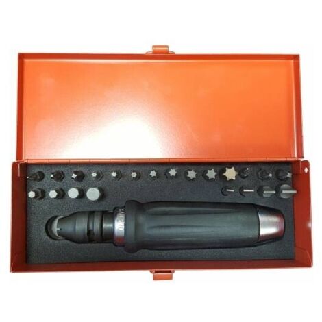 Coffret Tournevis A Frapper Carre 1/2'' 24 Outils Chocs - Sam Outillage