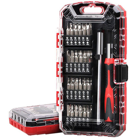 Coffret tournevis de précision et embouts 51 pièces